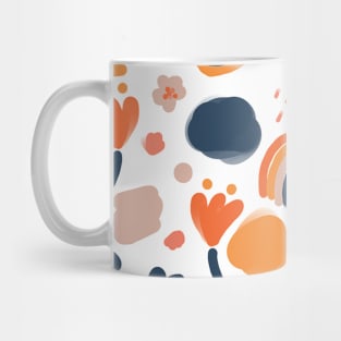 Bold Retro Floral Mug